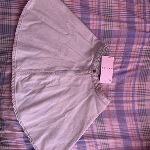 American Apparel Light Wash Denim Skirt